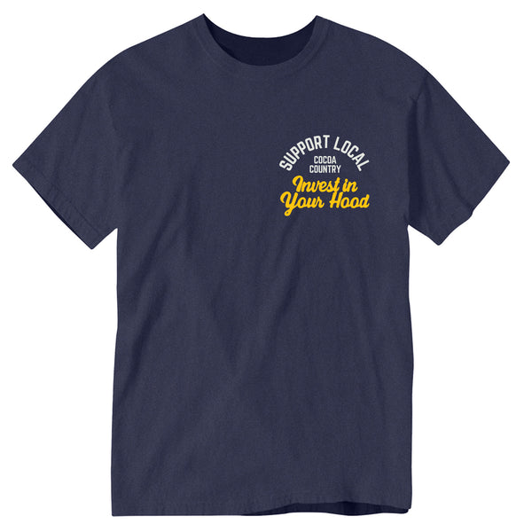 "Support Local" Tee - Navy